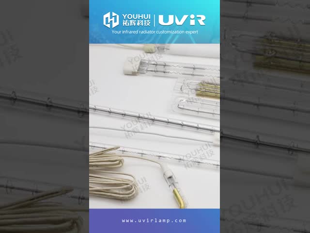 Single Tube Quartz Infrared Lamp with 5000h Working Time 50-1500mm Heating Length and 1s Response Time