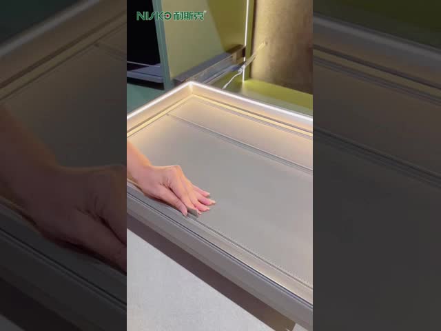 Pull Out Underwear Wardrobe Storage Drawer 600mm 900mm With LED Light