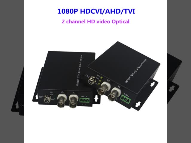 2 Channel HD-Video over Optical Fiber Transmitter and Receiver with Excellent cost performance