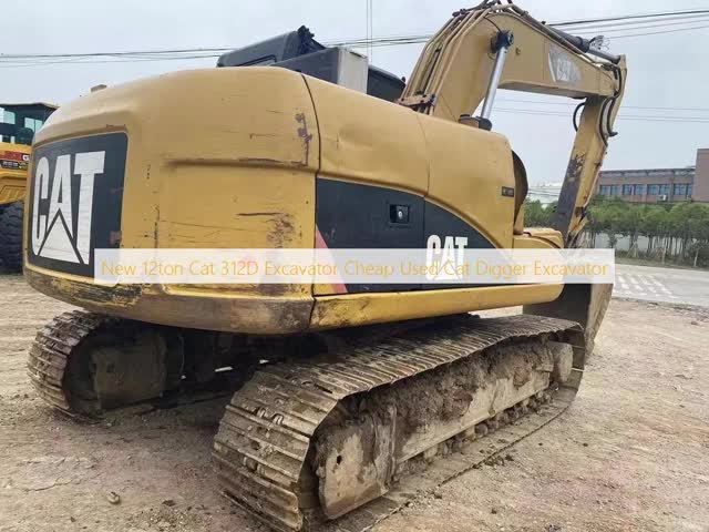 New 12ton Cat 312D Excavator Cheap Used Cat Digger Excavator