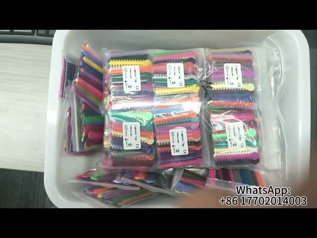 Multi Color Orthodontic Ligature Ties Elastic O Rings For Dental Treatment