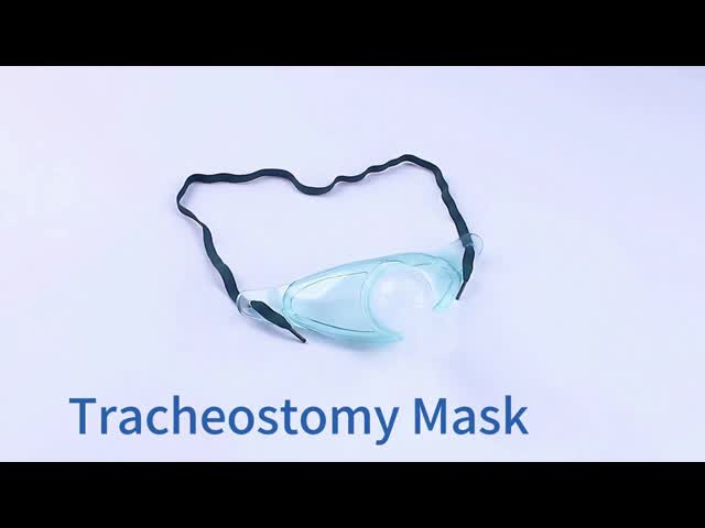 Disposable Medical Supply PVC Face Oxygen Mask Tracheostomy Mask For Adult/Pediatric