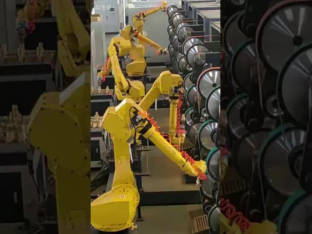 Flexible Robot Grinding Cell For Polishing Applications With 380V Voltage