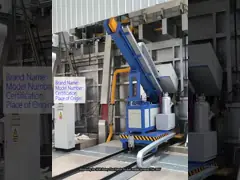 Iniettore di flusso rotante HDR per 2 forni di fusione 380V 15kW