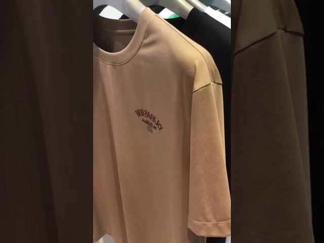 O-Neck Collar Knitted Fabric Sport T Shirt Oversized Custom Logo Style For Men