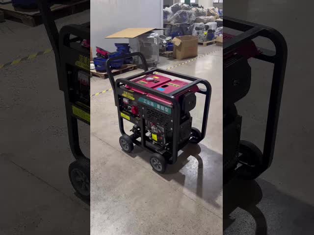 5kw all-copper portable diesel generator single-phase and three-phase customizable