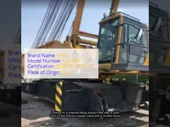 Grúa de recorrido de carga pesada usada 2020 Grúa de elevación de segunda mano XCMG 400 toneladas video