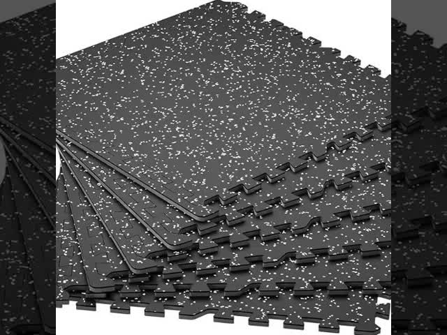 Recycled Rubber Interlocking Mats 40mm Shock-Absorbing Sports Tiles