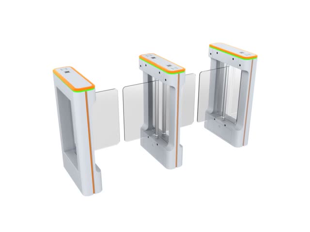Compact Swing Gate Turnstile With Clear Direction Guide High Cost Effectiveness For Office Building Entry Control Easy Installation