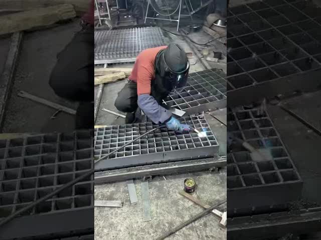 5mm Hot Dipped Galvanized Steel Grating Welded Drainage Steel Grating