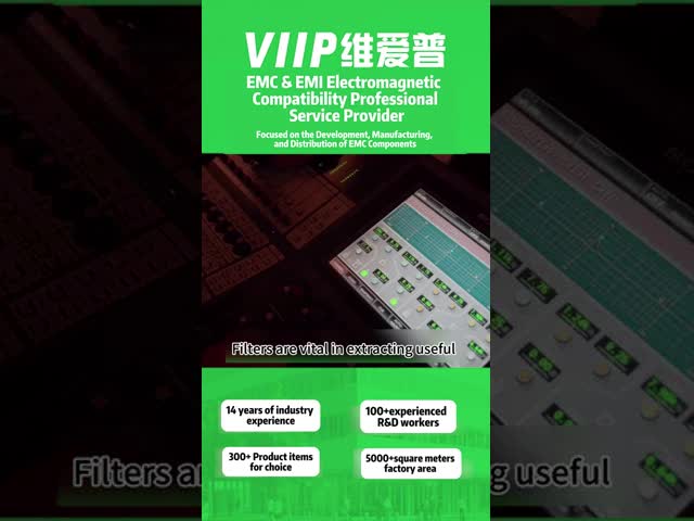 Metal Housing DC EMI Filter with 50Ω Input Impedance 100MΩ Min Insulation Resistance and 0.5mA Max Leakage Current for Medical Equipment