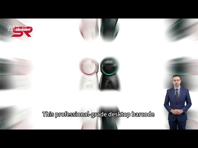 20-100mm Width Desktop Barcode Scanner With 10mil Resolution And 200 Scans/Second Speed