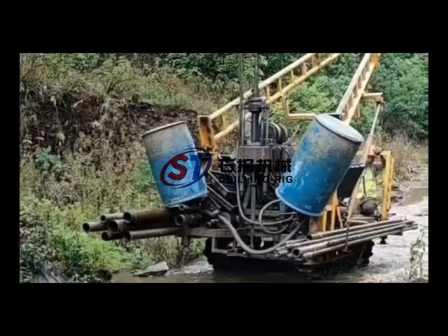 Mineral Sample Collection Core Drilling Machine Mining 150 Meters Depth Electric Motor Or Diesel Engine video