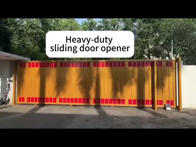 Remote Control Heavy Duty Sliding Gate Motor DC 24V Max Bearing 2000kg