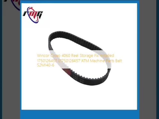 Wincor Cineo 4060 ATM Belt S2M140-6 1750126457 Plastic And Metal Conveyor Belt
