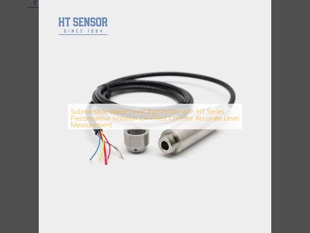 Submersible Water Level Transmitter with HT Series Piezoresistive Isolation Oil-Filled Core for Accurate Level Measurement