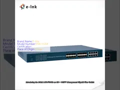 L3 Managed 48-Port 10G SFP + 4-Port 40G QSFP+ Fiber Switch