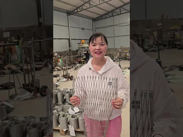 Zoo Enclosure Flexible 1mm Anti Drone Netting Stainless Steel Wire Rope Safety Mesh