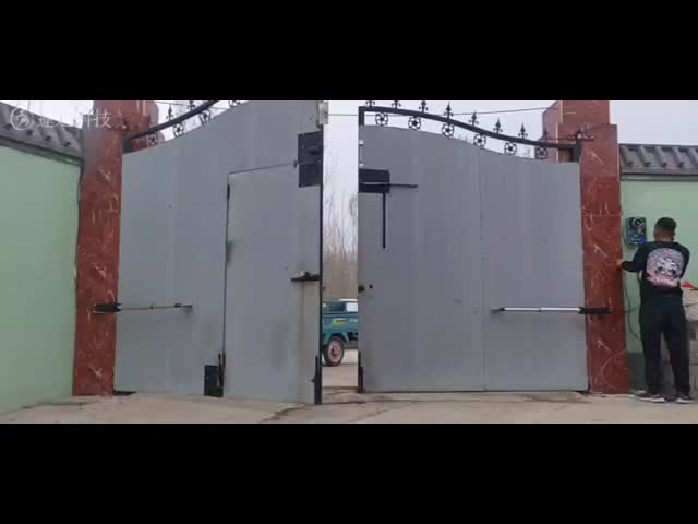 Swing Straight Double Arm Gate Opener Max Bearing 300kg Single Door