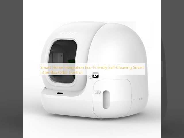 Smart Home Integration Eco-Friendly Self-Cleaning Smart Litter Box Odor Control