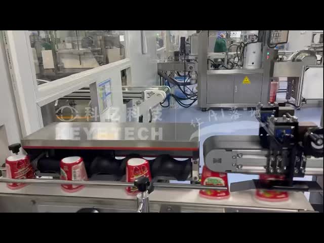 High Precision (0.1mm) 360° Detection Area High Speed (300pcs/min) AI Vision Inspection Machine for IML Cup/Label Print