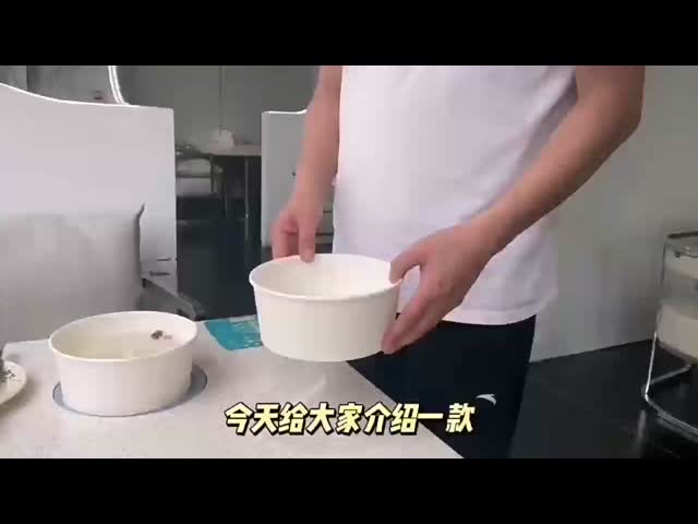 Paper bowls that can be heated on an induction cooker，