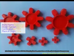 GS Shaft PU Elastic Spider Polyurethane Coupling with 98, 95, 90shore A Hardness, 30-55Mpa Tensile Strength, and 690% Elongation for Air Compressor