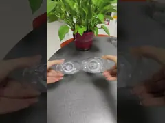 Unique Heart Shape Clear Empty Beverages Drinking Juice Coffee Plastic Bottles