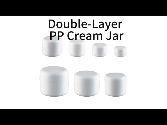 Anti-slip Design 80g PP Cream Jar with Matte Surface and Pull-hand Gasket for Cosmetic Cream Storage