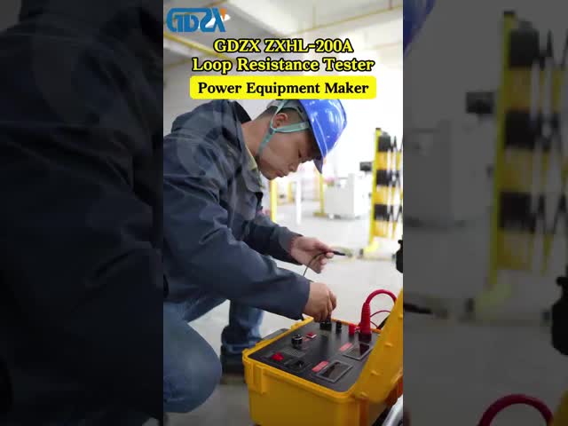 Anti Interference 200A Contact Resistance Tester For Switching Control Equipment