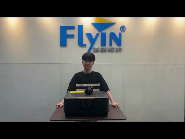 Flyin 2026 Professional 10000 ANSI Lumens 3LCD 4K Laser Projector Ultra HD 3840x2160 3D Mapping Business Education Large Venues
