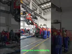 Underground Drilling Equipment Diesel Engine 66kw Construction Machine Tunneling Jumbo Drilling Rig