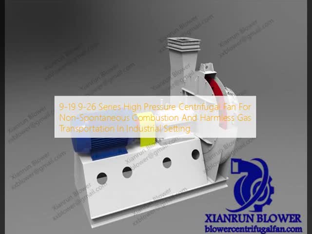 2900r/min High Pressure Centrifugal Fan