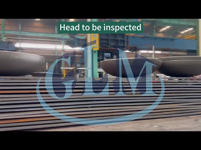 Q235 Q345 Torispherical Dished Head Pressure Vessel For Pipe Sealing 100mm