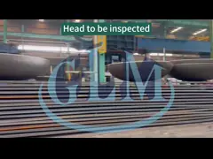 Q235 Q345 Torispherical Dished Head Pressure Vessel For Pipe Sealing 100mm