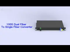 40G 100G Dual Fiber to Single Fiber CVR LC Connector 1310nm