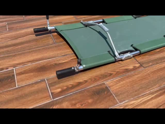 High quality four fold rescue stretcher with a handbag