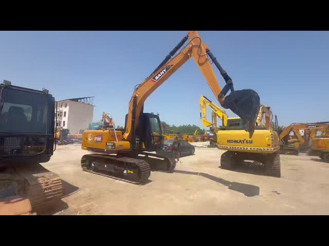 China Original Brand Crawler Excavator Used Excavator Second-hand Engine Sany 135C 155 125 215 in Good Condition