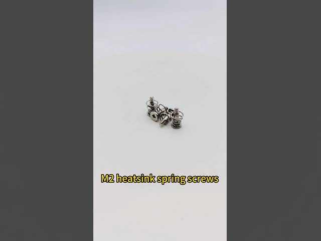 M2 Heatsink Spring Screws 10mm Length 2.5mm Thread Phillips Drive