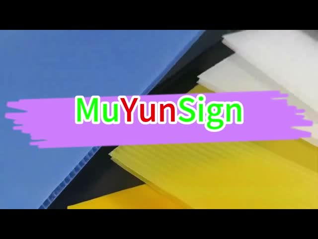 Polypropylene Corrugated Plastic Sheet Lightweight PP Hollow Sheet