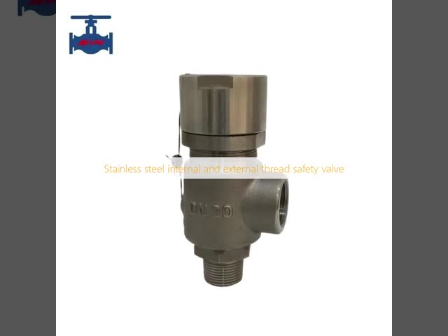 Stainless Steel Internal and External Thread Safety Valve with 18 Months Warranty and ISO14001 Certification