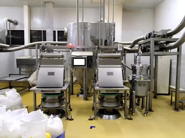 Ergonomic Inclined Sack Tipping Station For 25kg Single Batch Processing