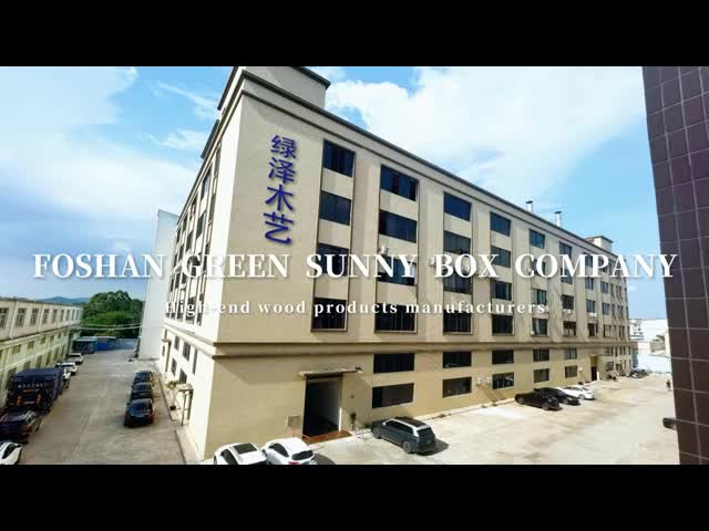 Multi Functional Black Wood Watch Box Wooden Watch Display Box FSC Certified