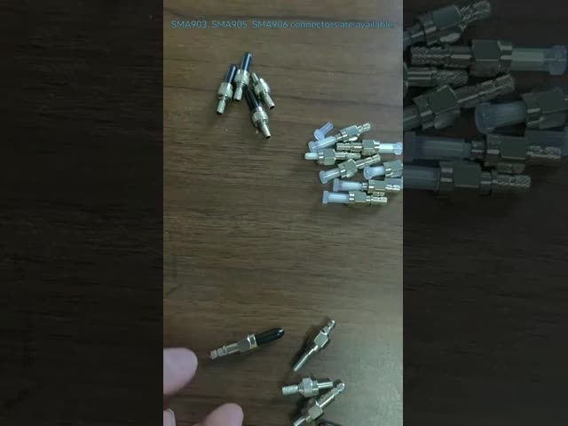 SMA905 Fiber Optic Cable Connectors PC UPC APC Polish Metal Ferrule