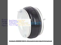 10×1 Pneumatic Air Actuator Parker 9109024 Single Convoluted Air Spring PCD 181MM