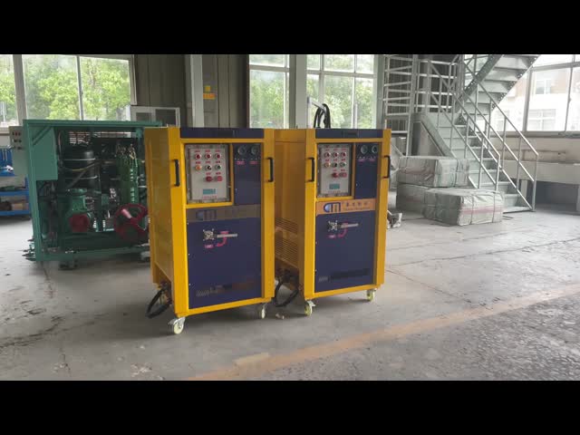 HVAC Systems 4HP Oil less Refrigerant Recovery Machine with 50kg/h Vapor Recovery