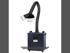 KNOKOO FES350 DTF extracteur de fumée noir 350W extracteur de fumée pour l'impression numérique video