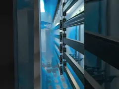 Electrostatic Automatic Powder Coating Line Sytstem Powder Coating Machine, Curing Oven and Spray Booth video