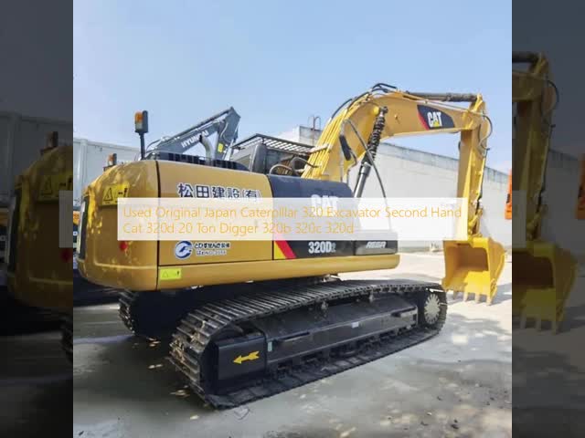 Used Original Japan  320 Excavator Second Hand Cat 320d 20 Ton Digger 320b 320c 320d