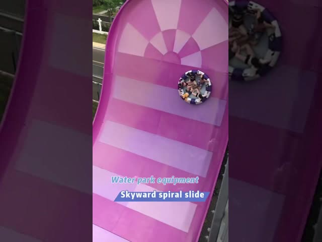 Custom Design Fiberglass Pool Slide with 5-12m Height and 280/360 Players/Hour Capacity for Amusement Parks